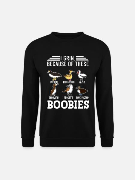 Lustige Tölpel-Seevögel-Sammlung - Unisex Pullover - Schwarz