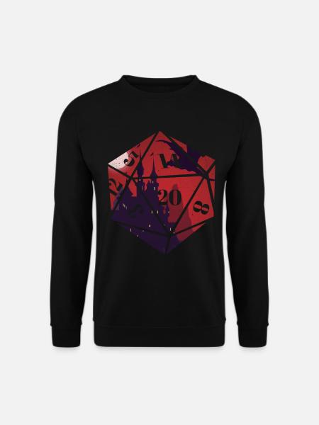RPG-RPG-Tabletop-Rollenspiele Gamer-Rollenspiel - Unisex Pullover - Schwarz