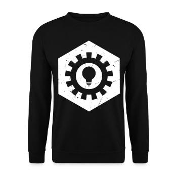 Mechanical Engineer Engineering Gear Engineer - Unisex Pullover - Schwarz - Vorne - Alina (178cm) & Michal (187cm)