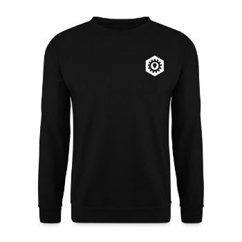 Ingénieur Ingénieur Ingénieur Égrenage - Mécanique FR - Sweat-shirt Unisexe - noir - Devant - Alina (178cm) & Michal (187cm)
