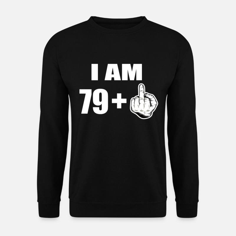 80th birthday - Unisex Sweatshirt - black