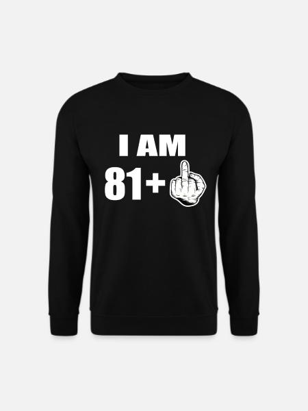 82e anniversaire - Sweat-shirt Unisexe - noir