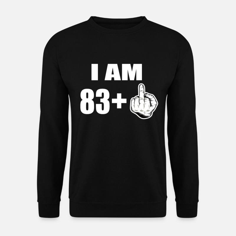 84e anniversaire - Sweat-shirt Unisexe - noir