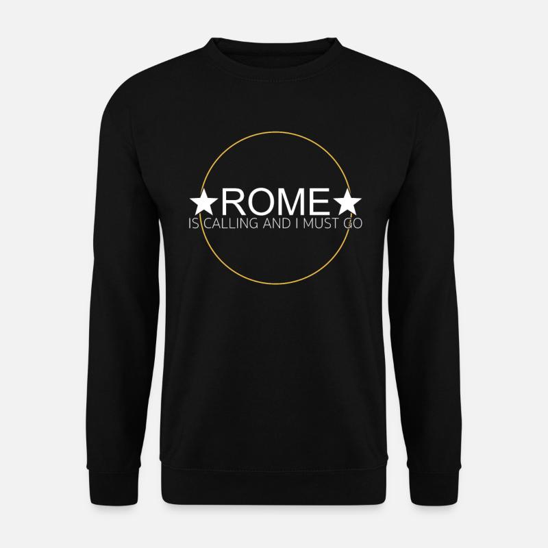 Rom Spruch - Unisex Pullover - Schwarz