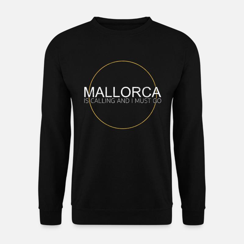 Majorque Dicton - Sweat-shirt Unisexe - noir