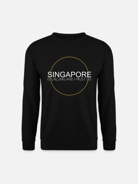 Citation de Singapour - Sweat-shirt Unisexe - noir
