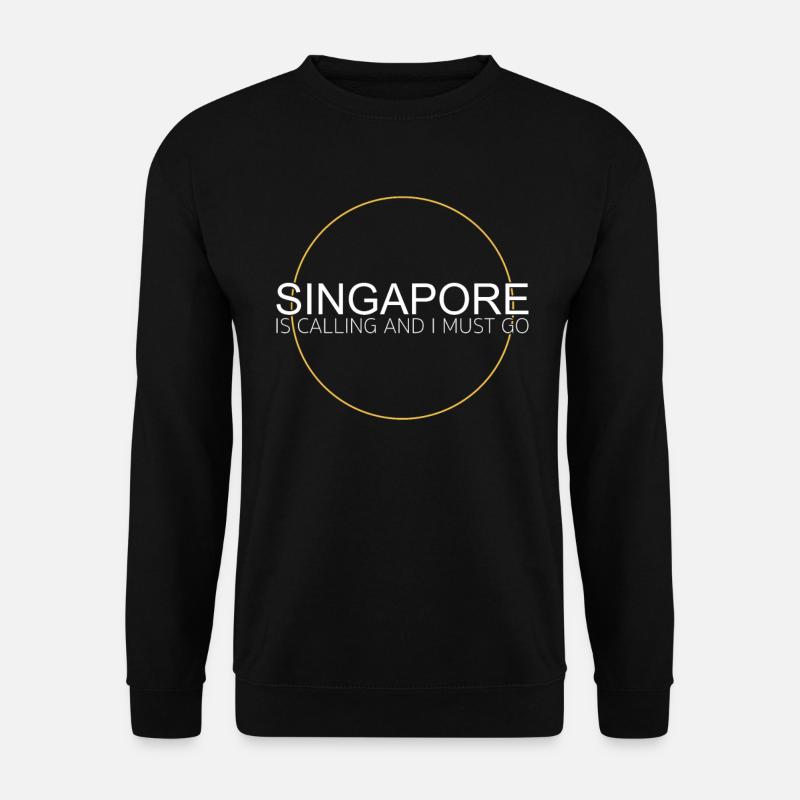 Citation de Singapour - Sweat-shirt Unisexe - noir