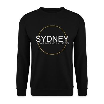 Citation de Sydney - Sweat-shirt Unisexe - noir - Devant - Alina (178cm) & Michal (187cm)