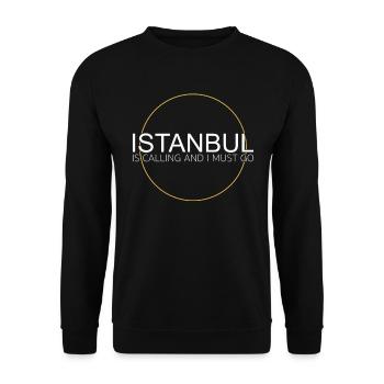 Istanbul appelle - Sweat-shirt Unisexe - noir - Devant - Alina (178cm) & Michal (187cm)