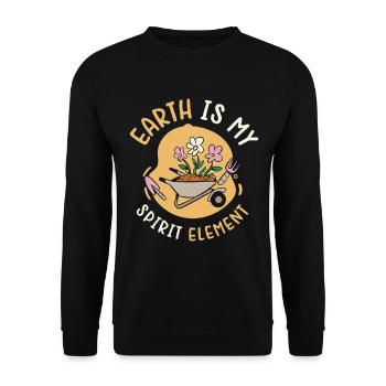 Landscaping Gardening Gardener Garden Plant - Unisex Sweatshirt - black - Front - Alina (178cm) & Michal (187cm)