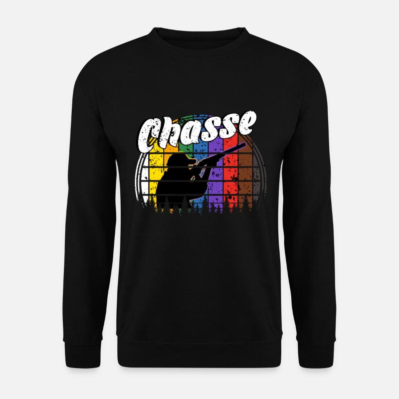 Chasse chasse - Sweat-shirt Unisexe - noir