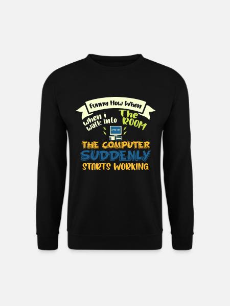 Computerprogrammierer Für Informationstechnologie - Unisex Pullover - Schwarz