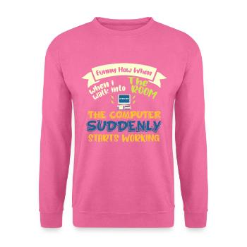Computerprogrammierer Für Informationstechnologie - Unisex Pullover - Pink - Vorne