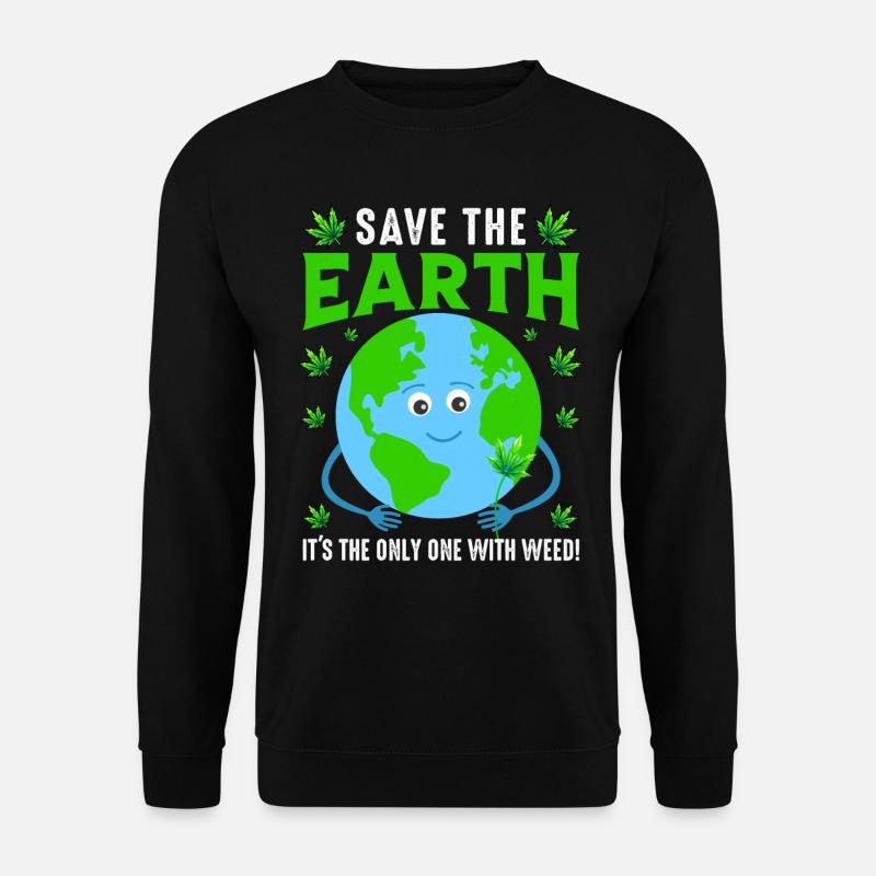 Earth day - Unisex Pullover - Schwarz