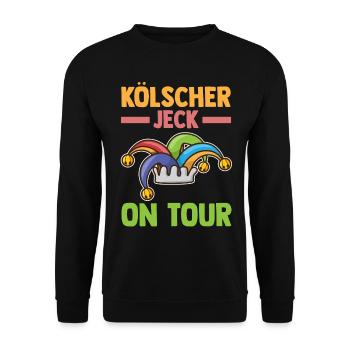Karnevalskostüm Karnevalist Fasching Karneval - Unisex Pullover - Schwarz - Vorne - Alina (178cm) & Michal (187cm)