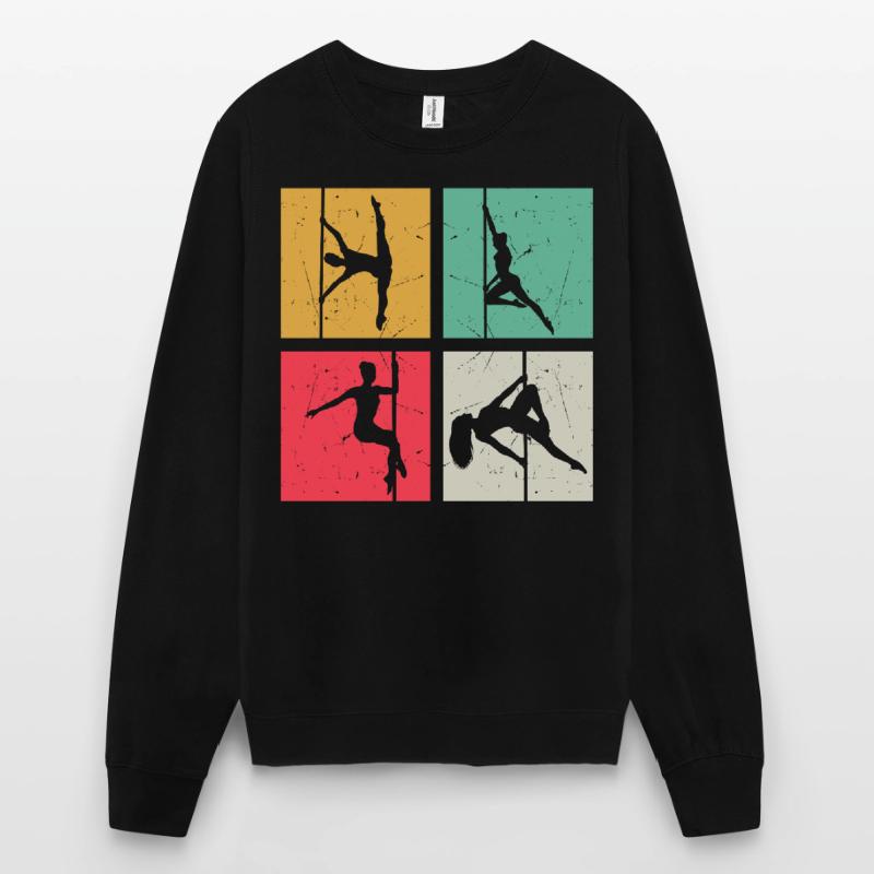 Pole Dance Silhouette - Pole Dancer Pole Dancing Unisex Sweatshirt
