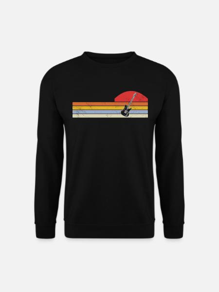 Gitarre Musiker Blasmusik - Unisex Pullover - Schwarz