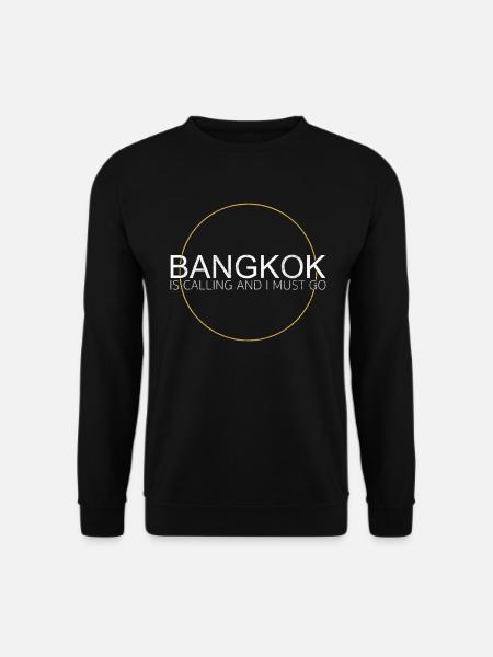 Bangkok Spruch - Unisex Pullover - Schwarz