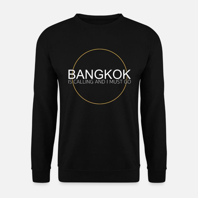 Citation de Bangkok - Sweat-shirt Unisexe - noir