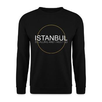 Istanbul - Unisex Sweatshirt - black - Front - Alina (178cm) & Michal (187cm)