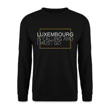 Décision luxembourgeoise - Sweat-shirt Unisexe - noir - Devant - Alina (178cm) & Michal (187cm)