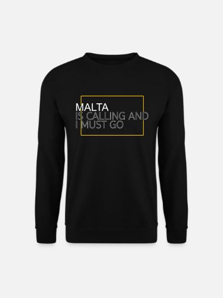 Malta Saying - Unisex Sweatshirt - black