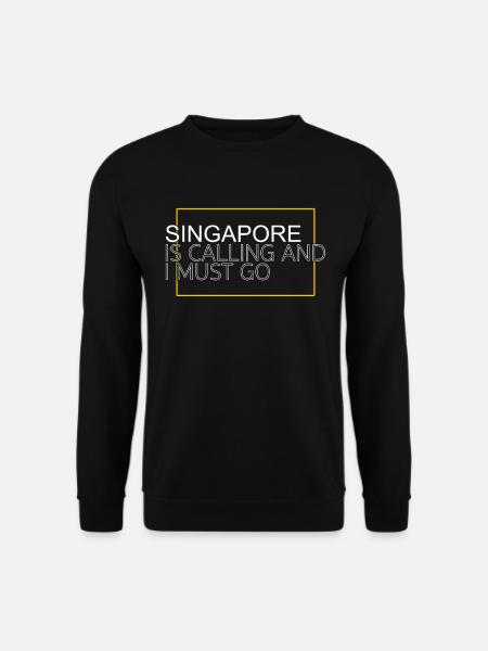 Citation de Singapour - Sweat-shirt Unisexe - noir