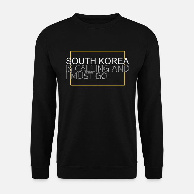 South Korea - Unisex Pullover - Schwarz