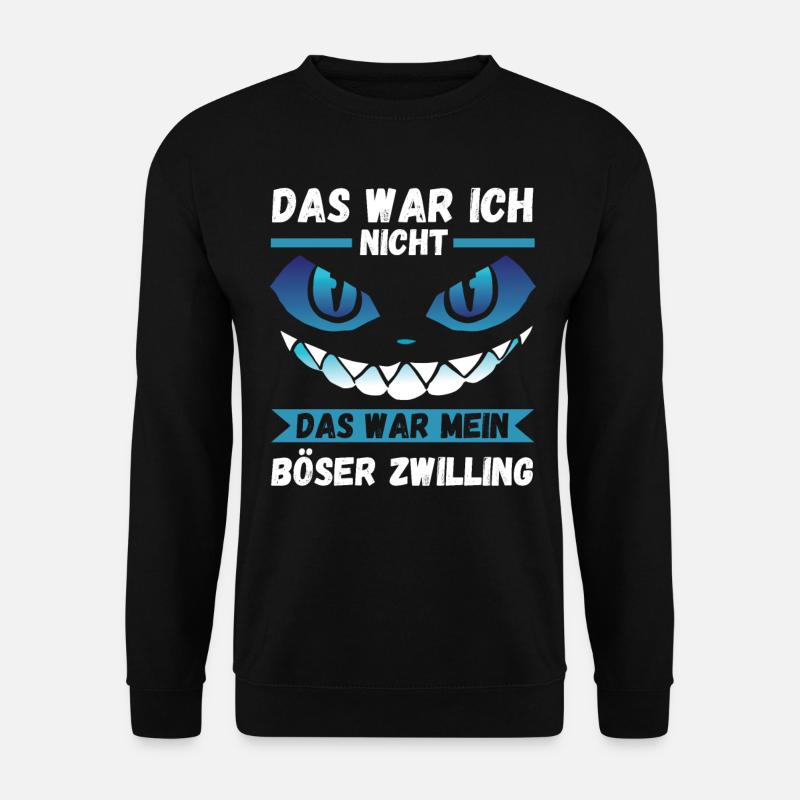 Zwillingsgeschwister Zwilling Zwillinge - Unisex Pullover - Schwarz