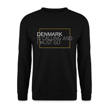 Danemark Dicton - Sweat-shirt Unisexe - noir - Devant - Alina (178cm) & Michal (187cm)