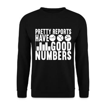 Analyste de données Data Scientist - Sweat-shirt Unisexe - noir - Devant - Alina (178cm) & Michal (187cm)