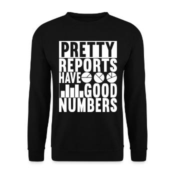 Data Scientist Data Analyst - Unisex Sweatshirt - black - Front - Alina (178cm) & Michal (187cm)