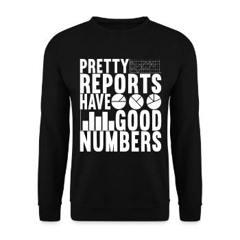 Analyste de données Data Scientist - Sweat-shirt Unisexe - noir - Devant - Alina (178cm) & Michal (187cm)