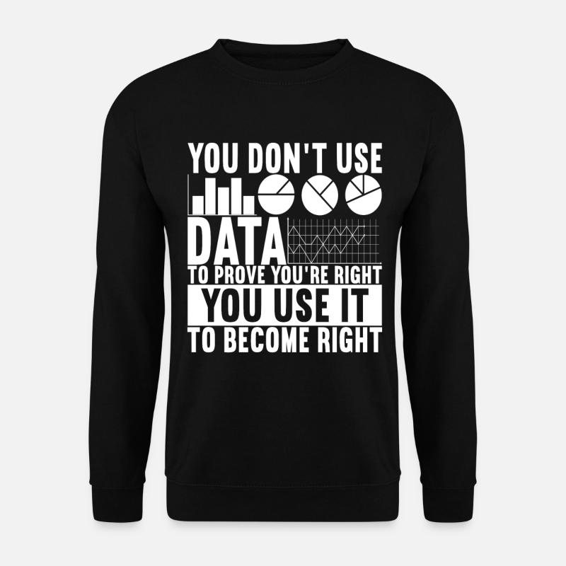 Data Scientist Data Analyst - Unisex Pullover - Schwarz