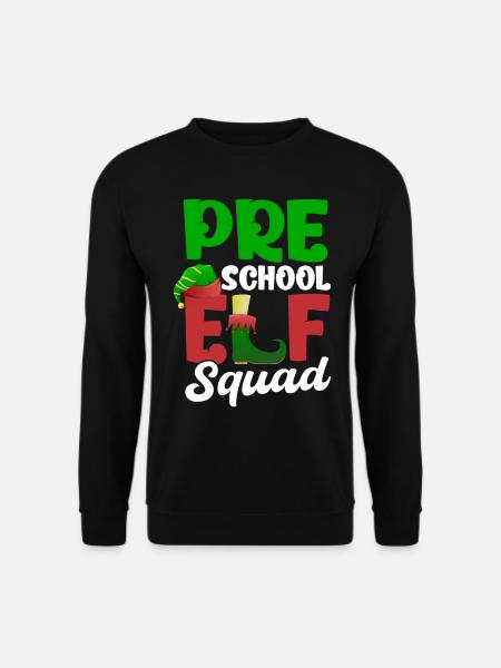 Pre Schol Christmas Elf Squad - Unisex Sweatshirt - black