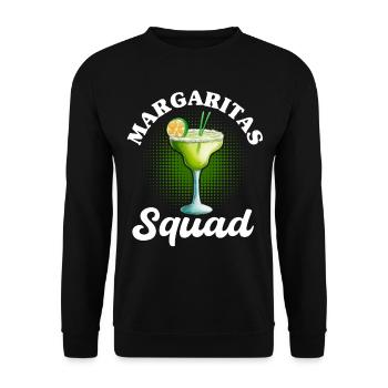 Margaritas Squad - Unisex Sweatshirt - black - Front - Alina (178cm) & Michal (187cm)