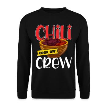 Chili Cook Off Crew - Unisex Sweatshirt - black - Front - Alina (178cm) & Michal (187cm)