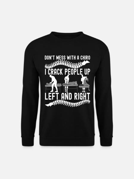 Chiropractor Chiropractic Physiotherapy - Unisex Sweatshirt - black