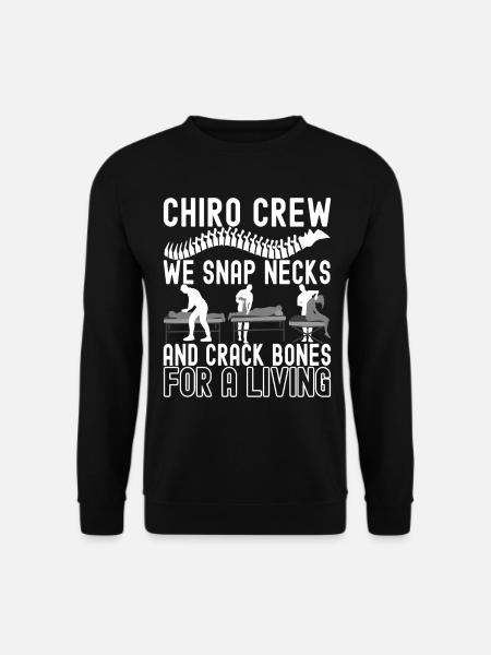 Chiropractor Chiropractic Physiotherapy - Unisex Sweatshirt - black