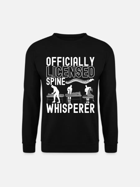 Chiropractor Chiropractic Physiotherapy - Unisex Sweatshirt - black