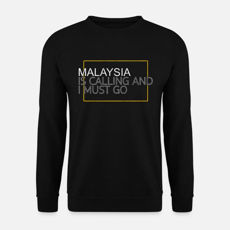 Citation de la Malaisie - Sweat-shirt Unisexe - noir
