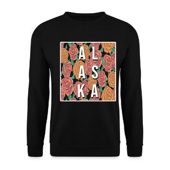 Alaska - Unisex Sweatshirt - black - Front - Alina (178cm) & Michal (187cm)