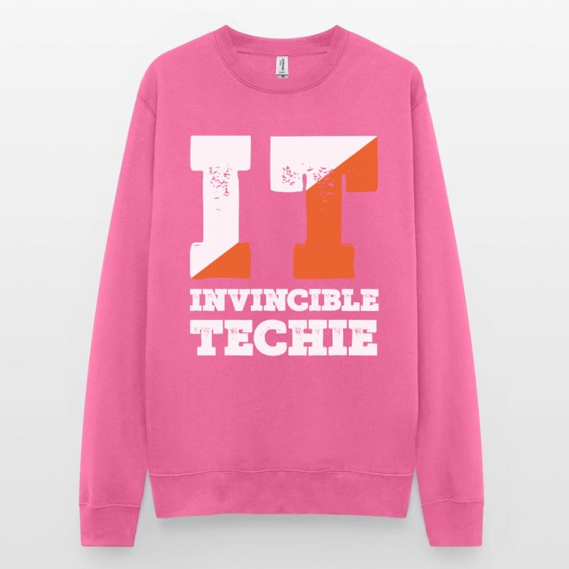 Invincible Techie Computer Programmer Tech Unisex Sweatshirt