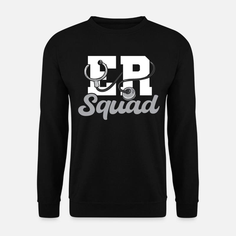 Her Squad Emergency Squad - Unisex Sweatshirt - black