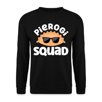 Pierogi Squad Pologne - Sweat-shirt Unisexe - noir - Devant - Alina (178cm) & Michal (187cm)