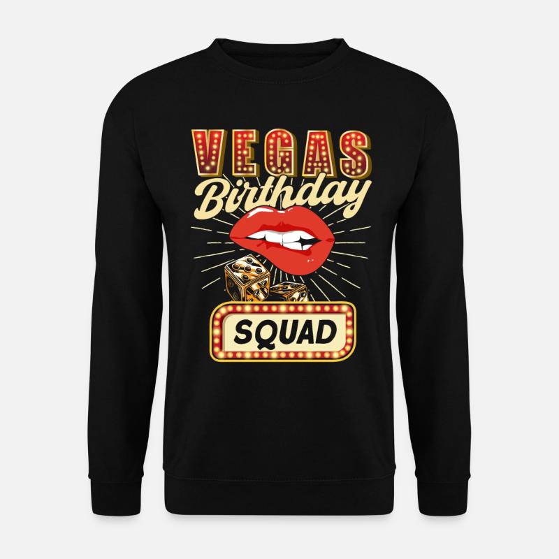 Las Vegas Birthday Squad - Unisex Sweatshirt - black