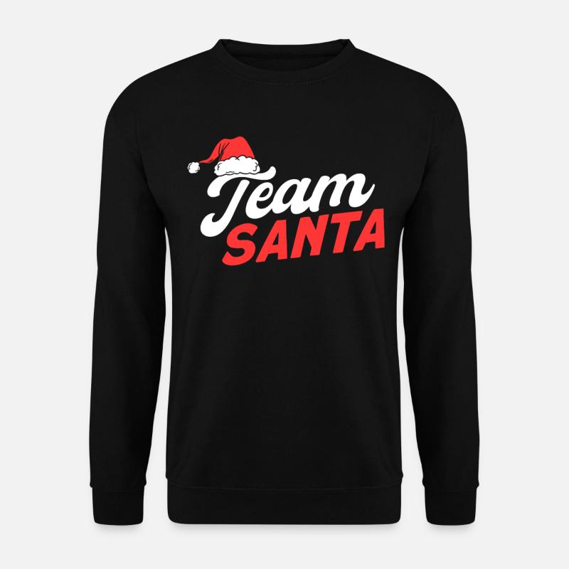 Team Santa - Unisex Pullover - Schwarz