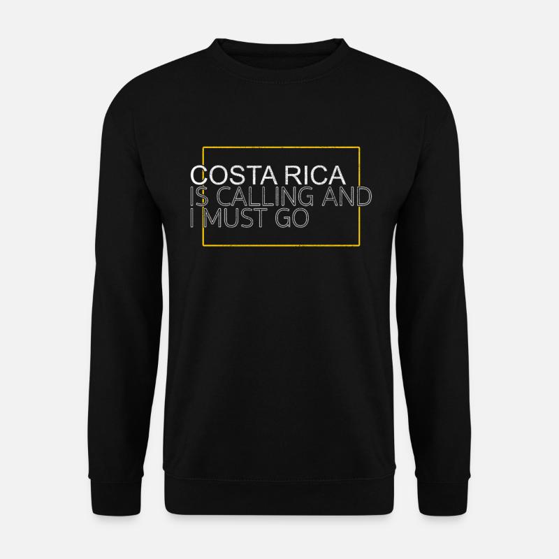 costa rica saying - Unisex Pullover - Schwarz
