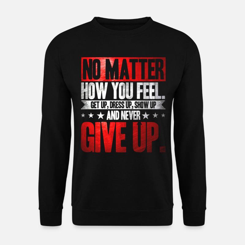 Motivation - Unisex Pullover - Schwarz