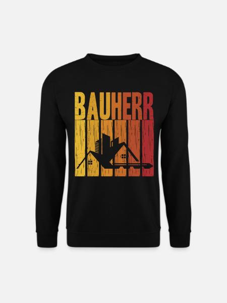 Bauherren - Unisex Pullover - Schwarz